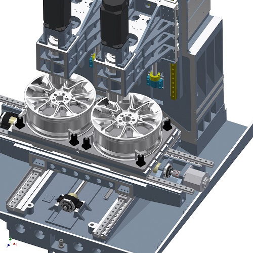 雙休心T輪轂專用機的加工效果如何？